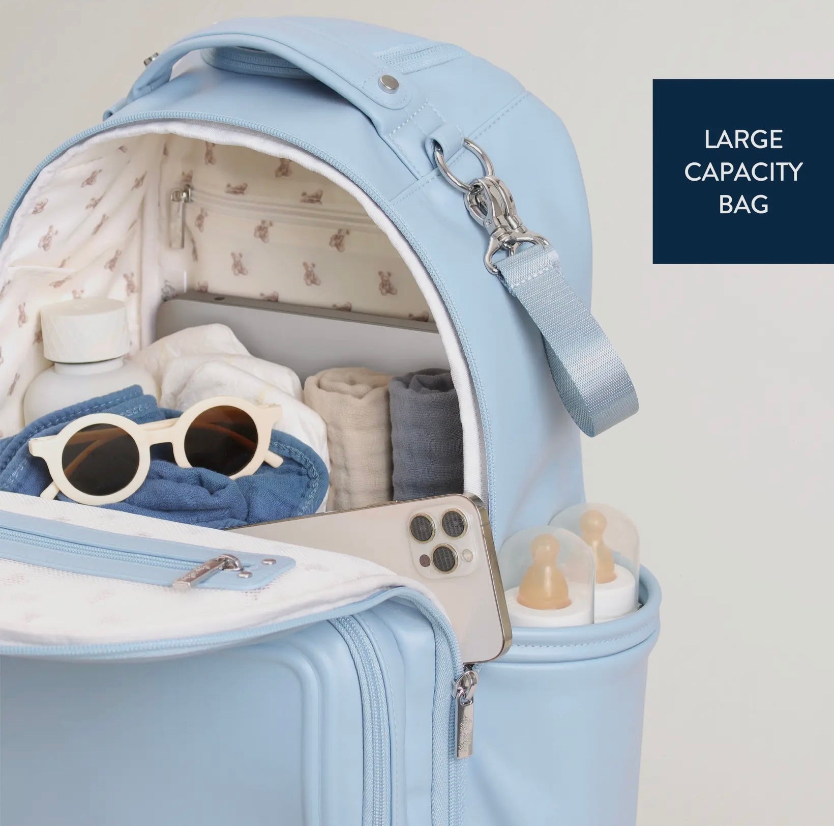 Itzy Ritzy Teddy Bear Blue